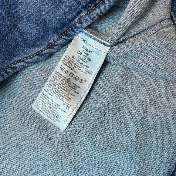 babyGap 1969 Denim Shirt Jacket Size 3T Snap Front Western Jean Top - Picture 3 of 4